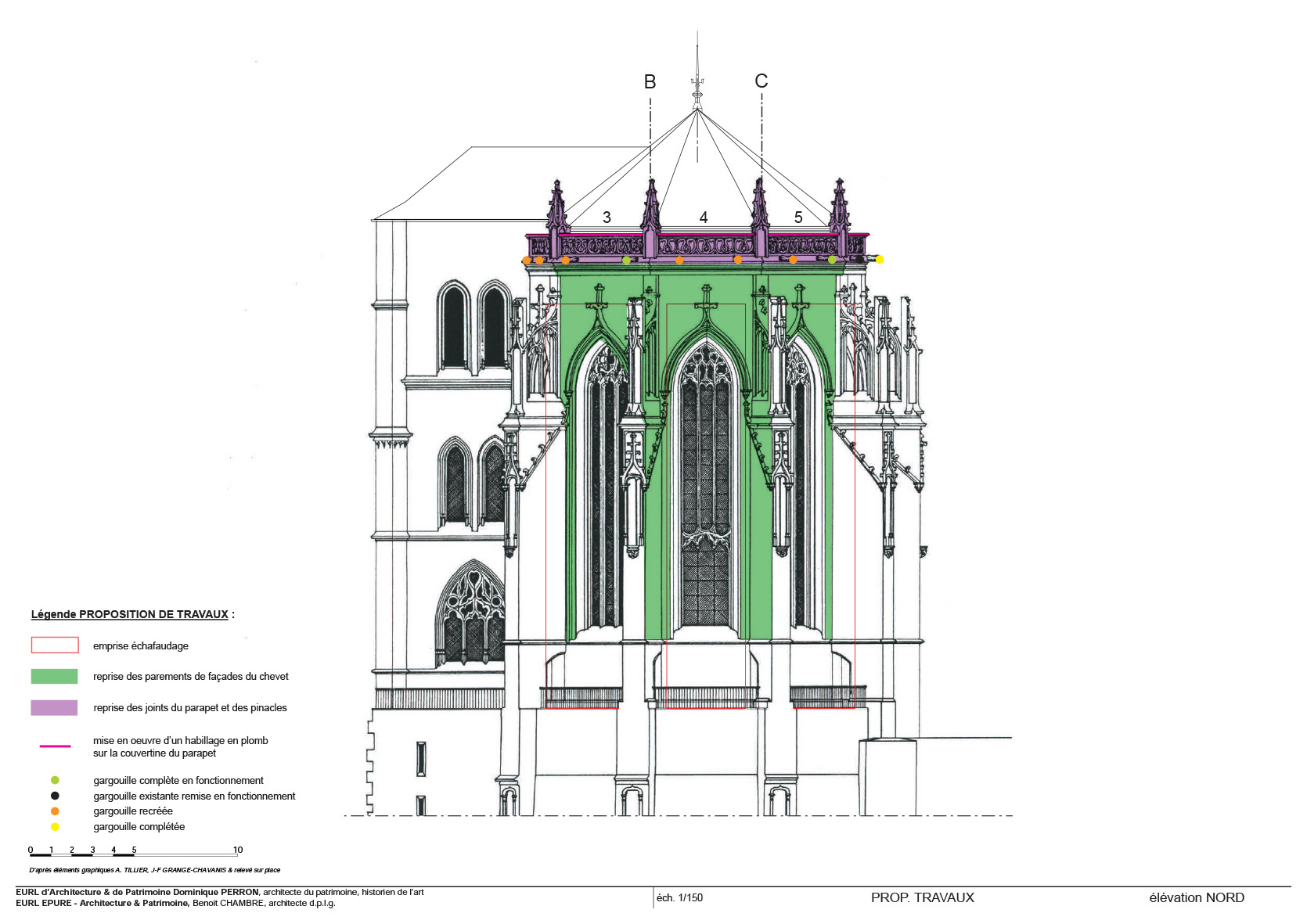 épure /// architecture & patrimoine | diagnostic de la Sainte-Chapelle du Château des Ducs de Savoie, Chambéry (Savoie)