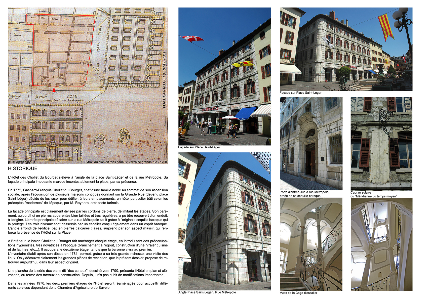 épure /// architecture & patrimoine | aménagement d'appartements dans l'hôtel Chollet du Bourget, Chambéry en savoie