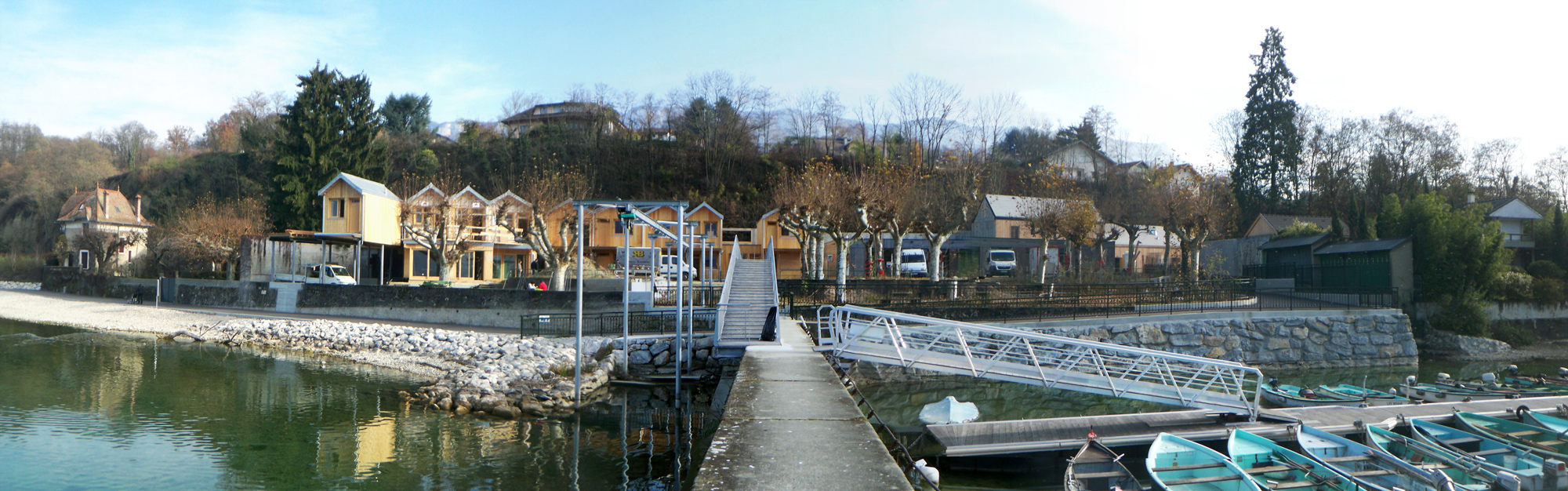 épure /// architecture & patrimoine | réaménagement du site de la «maison des pêcheurs», Le Viviers-du-lac en savoie